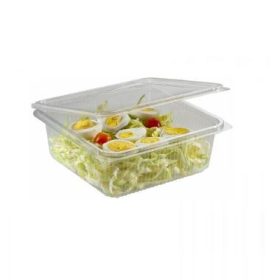   Egybefedeles szögletes doboz 182x142x70mm 1000 ml PET (Hotform)