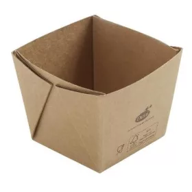   DUPLIKÁCIÓ Duni 188113 ecoecho cube mini doboz, barna, PLA, 75x75x60mm, 250ml