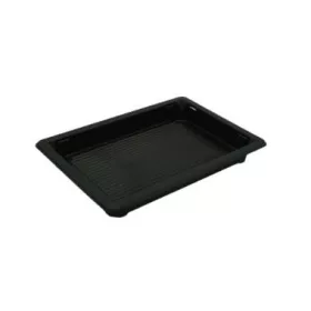   Sushi tálca - 171x120x30 mm - PET fekete (Coveris PL) (tető: 23600012)