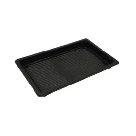  Sushi tálca - 220 x 140 x 20 mm - PET fekete (Coveris PL) (tető: 23600016)