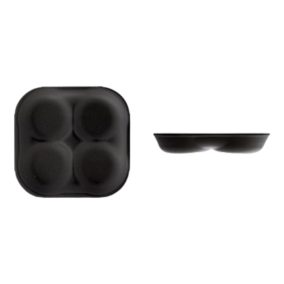   Habtálca CX114 fekete, 4 almához, 170x170x25mm /VM114N/460/