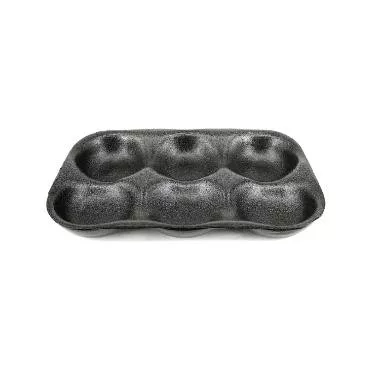 KIÁRUSÍTÁS Habtálca CX116 fekete, 6 almához, 230x145x28mm
