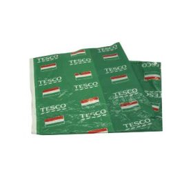   Ládatakaró zsák 600+(2x100)x600/0.020 fehér PE Tesco felirat HU