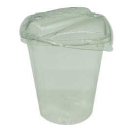   PET Gyümölcsös doboz víztiszta 96x96x120mm (F12/CL120) TR