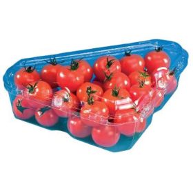   PET Háromszög gyümölcsdoboz, átlátszó, 191x118x55mm (RU191H55)