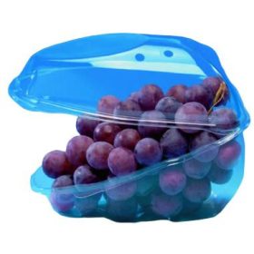   RPET Gyümölcskosár tetővel víztiszta 145X207X135mm (GRC8-750)