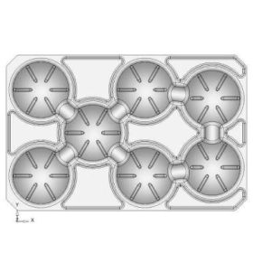 Dinnyealátét papír M7 natur 60x40cm
