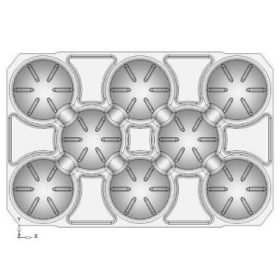 Dinnyealátét papír M8 natur, 60x40cm