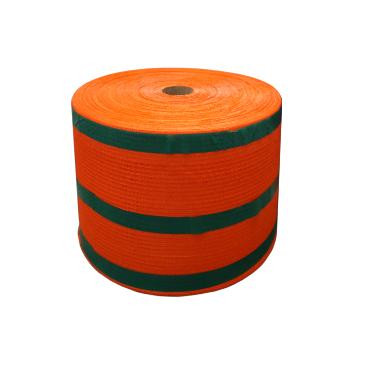 Raschelzsák roll orange, 34x46cm, 3500db/tek