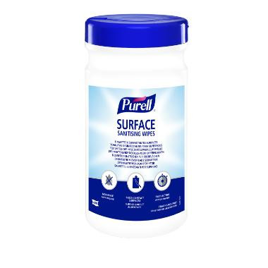 Purell 95104 felület fertőtlenítő törlőkendő, lapméret 18,5x21,5cm 200db/csomag