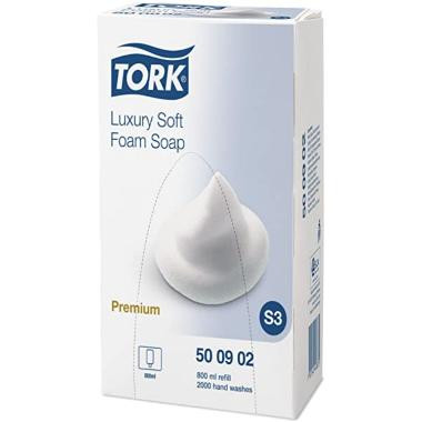 Tork 500902 Premium Luxury habszappan, S3, 800ml