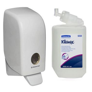 KC 6332 Kleenex Hair & Body tusfürdő-hajsampon, gyöngy-fehér, 1L