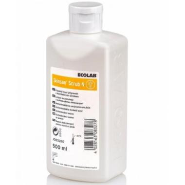 Ecolab Skinsan Scrub N egyfázisú kézfertőtlenítőszer, betegfürdető, 500ml