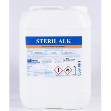 Steril Alk 001295 folyékony alkoholos kézfertőtlenítő, kanna, 4kg