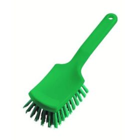   Haug 0823 nyeles kézi súrolókefe, zöld, PBT erős szőrrel