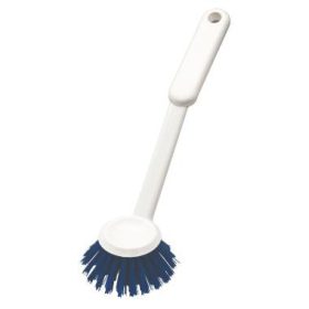   Haug 1582 mosogatókefe kerek fejjel PBT Ø0,35mm kék erős szőr, PP, 255xØ70x60mm