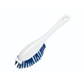   Haug 60702 rövid nyelű súrolókefe, kék PBT Ø0,50 közepes szőrrel, 275x47x40mm