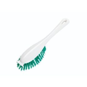   Haug 60703 rövid nyelű súrolókefe, zöld PBT Ø0,50 közepes szőrrel, 275x47x40mm