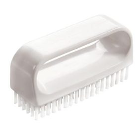   Haug 71200 körömkefe PS fehér fogantyúval, fehér nejlon sörtével, 9 cm