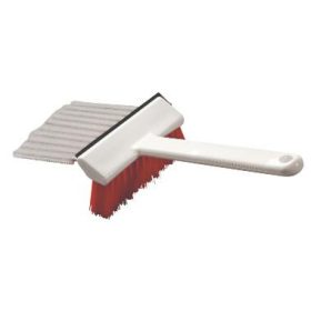   Haug 8290 kefe kenyérszeletelő géphez, PBT dupla sörte, PP, piros, 325x125x70mm