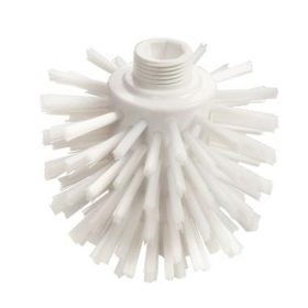   Haug 8740 darálótisztító kefe,120 mm átmérővel, PBT fehér erős szőr, PP, 135mm