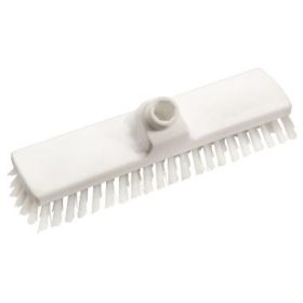   Haug 8770 padlósúroló kefe, 30 cm, PBT fehér erős szőrrel, PP, 300 x 70 x 110mm