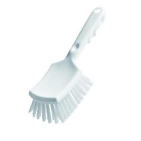   Haug 8820 Kézi súrolókefe rövid nyéllel, PBT fehér erős szőrrel