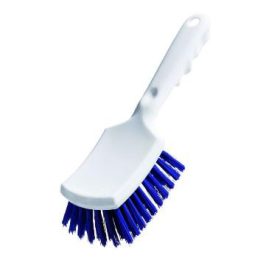   Haug 88202 Kézi súrolókefe rövid nyéllel, PBT kék erős szőrrel