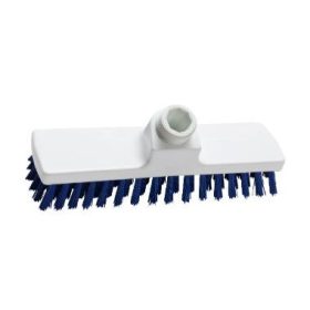   Haug 88502 Padlósúroló kefe, 22,5x6 cm, kék, PBT, erős szőrrel