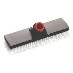   Haug 985 Padlósúroló kefe fej 22cm-es, PP erős fehér szőrrel, fekete, kuplungos