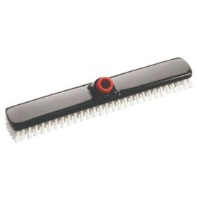   Haug 989 Padlósúroló kefe 40cm-es, PP erős fehér szőrrel, fekete, kuplungos