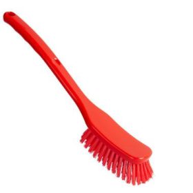   Haug FC1461 univerzális kefe hosszú nyéllel, piros, PP/PBT, 0.35mm, 295x40x23mm