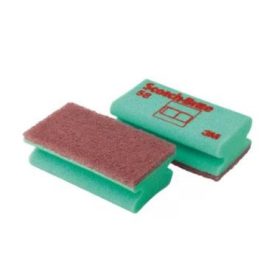   3M Scotch Brite Nr.58. dörzsis szivacs, zöld szivacson beige dörzsi, 70 x 130 mm