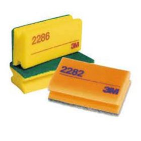   3M Scotch Brite Nr2282 dörzsisszivacs,erős,nsárga szivacson kék dörzsi,95mm