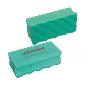   Vileda 100139 PurActive nem karcoló dörzsis szivacs, zöld, 7x15x4,5cm