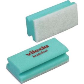   Vileda 101881 (Non-screatch) zöld szivacs fehér dörzsivel, 7x15cm