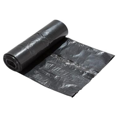 PE szemeteszsák, fekete, 25 mikron, 60×110 cm-es, 100db/csomag