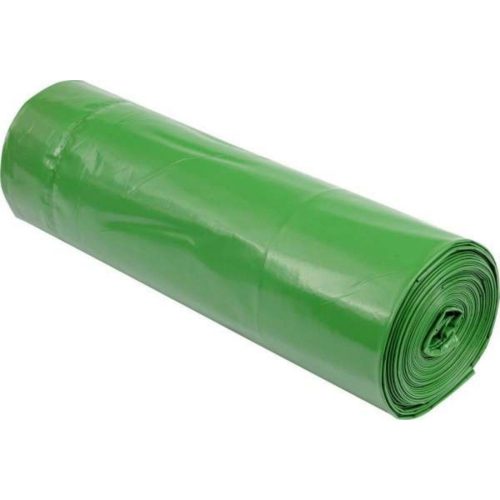 PE szemeteszsák, zöld, 30mk, 70x110 cm-es, 120L, 100 db/csomag