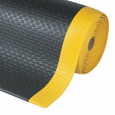 Notrax 417 Bubble Sof-Tred álláskönnyítő szőnyeg, fekete/sárga, 91cm x 150cm