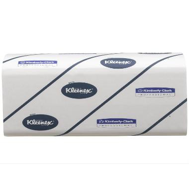 KC 6778 Kleenex hajtogatott kéztörlő, 2 rét, fehér, 31,5x21,5 cm