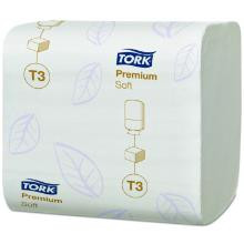 Tork 114276 Premium hajt. WC papír, fehér, 2rét, 19x11cm T3 30x252lap