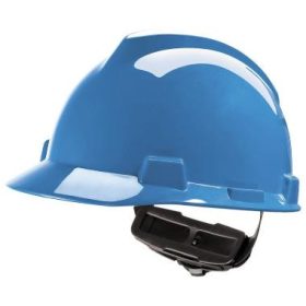   MSA V-Gard sisak, Kék, gyorsbeállítós fejkosár, nem szellőző