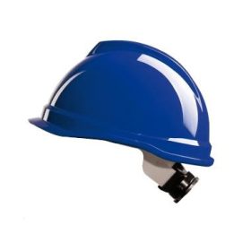   MSA V-Gard 520 kék sisak Fas-Track gyorsbeállítós fejkosárral, PVC izzadságszal