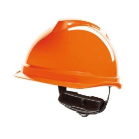   MSA V-Gard 520 sárga sisak Fas-Track gyorsbeállítós fejkosár + PVC izzadságbetét