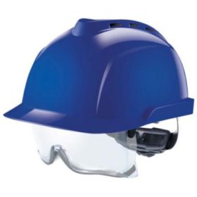   MSA V-Gard 930 védősisak kék, gyorsbeállítós fejkosár, szellőző