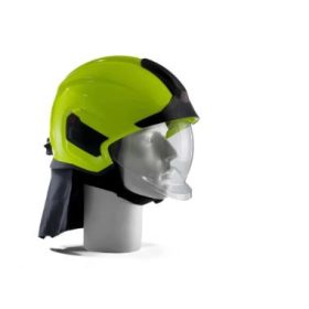   Rosenbauer HEROS Titan tűzoltó védősisak, utánvilágító sárgászöld