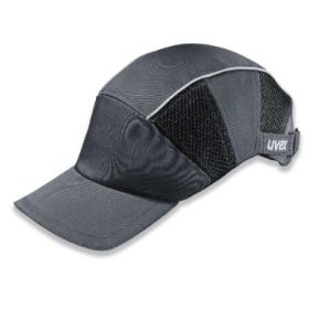   uvex 9794300 u-cap premium beütődés elleni baseballsapka, hosszú silddel, szürke