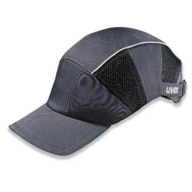 uvex 9794300 u-cap premium beütődés elleni baseballsapka, hosszú silddel, szürke