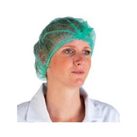 HPC DM01GR PP csíkba összehúzott hajháló, zöld