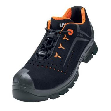 uvex 65212 uvex 2 VIBRAM S1P HRO SRC perforált félcipő fekete/narancs, 11 sz 35